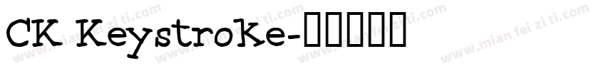 CK Keystroke字体转换